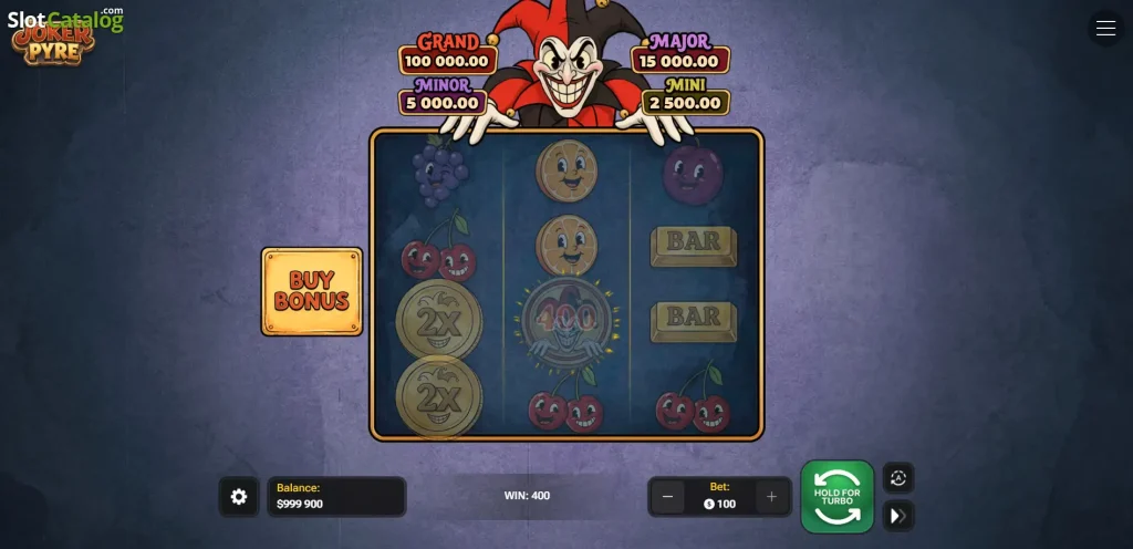 Joker Pyre casino game