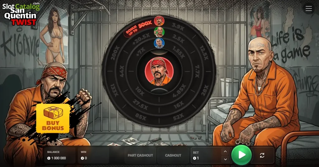 Twist San Quentin casino game