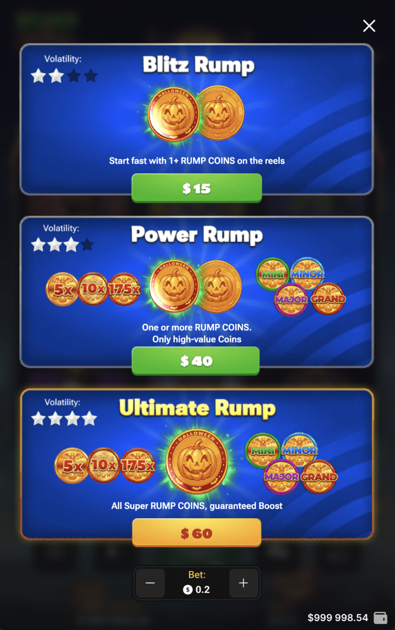 Rump And Halloween Buy Bonus cards on a vertical phone, real money gambling casino app demo