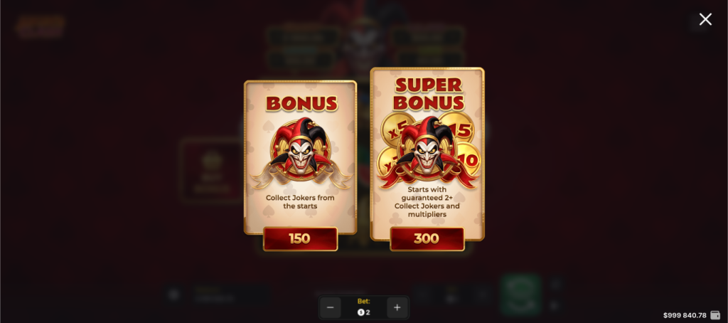 Jocker's Clash Casino Game 